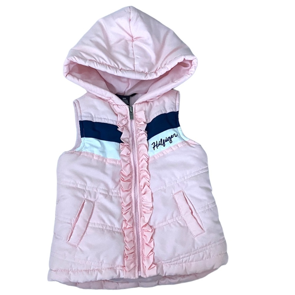 Tommy Hilfiger Pink Puffer Vest